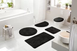 Grund Badematte Melos | Schwarz