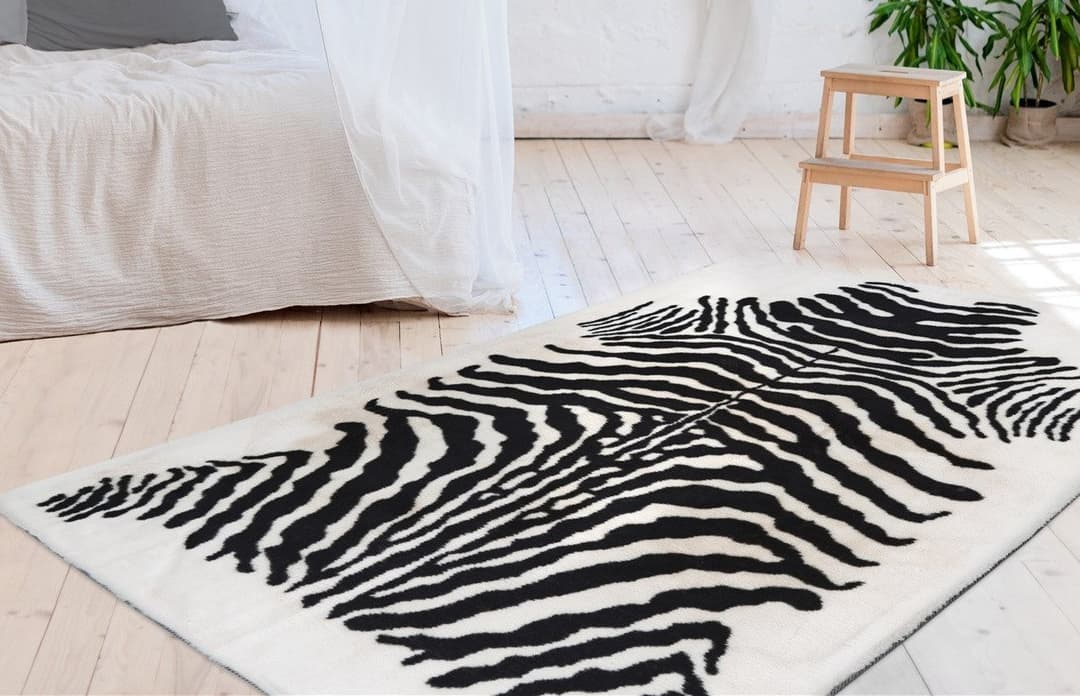 Arte Espina Teppich Rabbit Animal 400 | Schwarz
