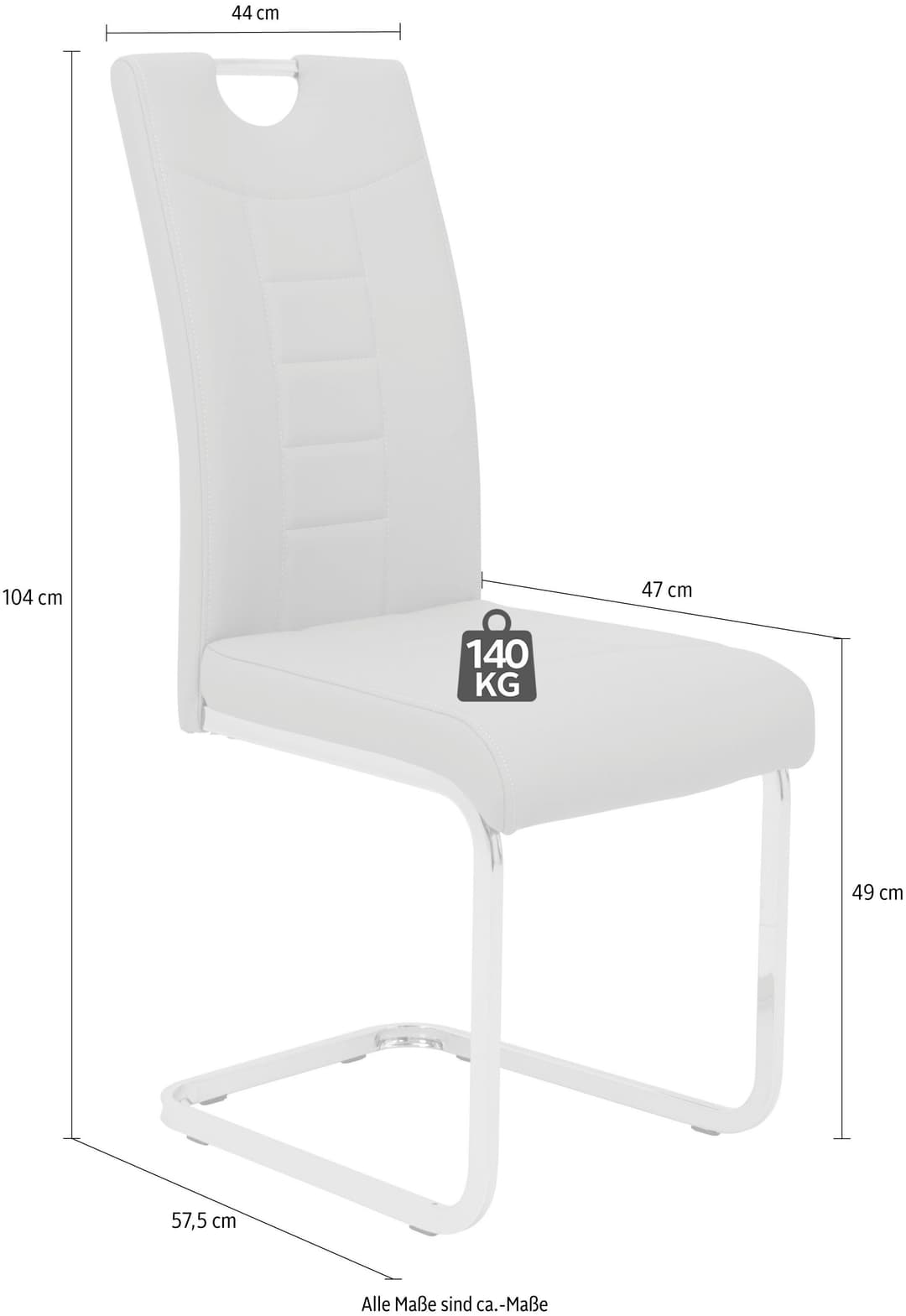 HELA Freischwinger Ruby | Grau