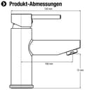 CORNAT Waschtischarmatur Calo HD | Silber 3