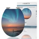 Schütte POLAR LIGHTS WC-Sitz | Mehrfarbig