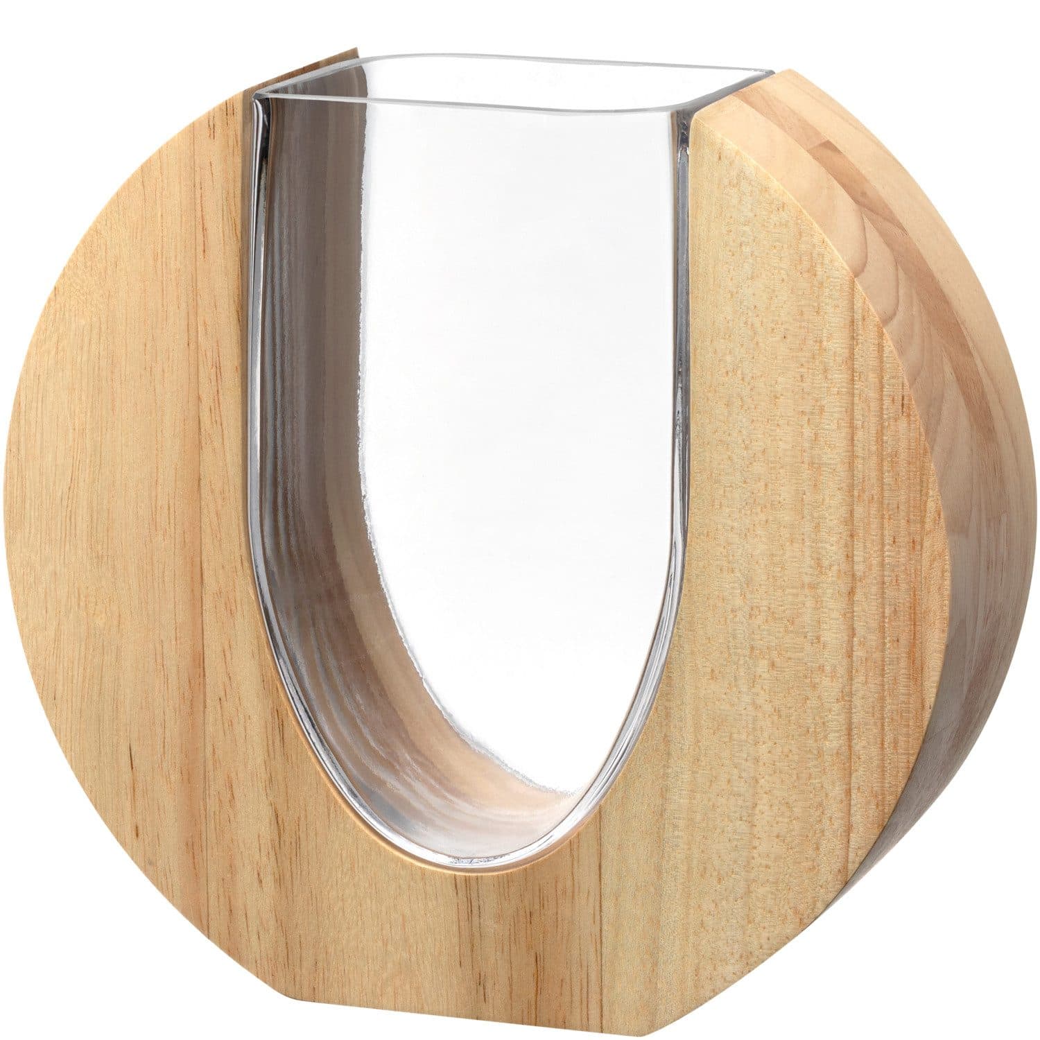 LEONARDO Dekovase Vase LEGNO | Holztöne