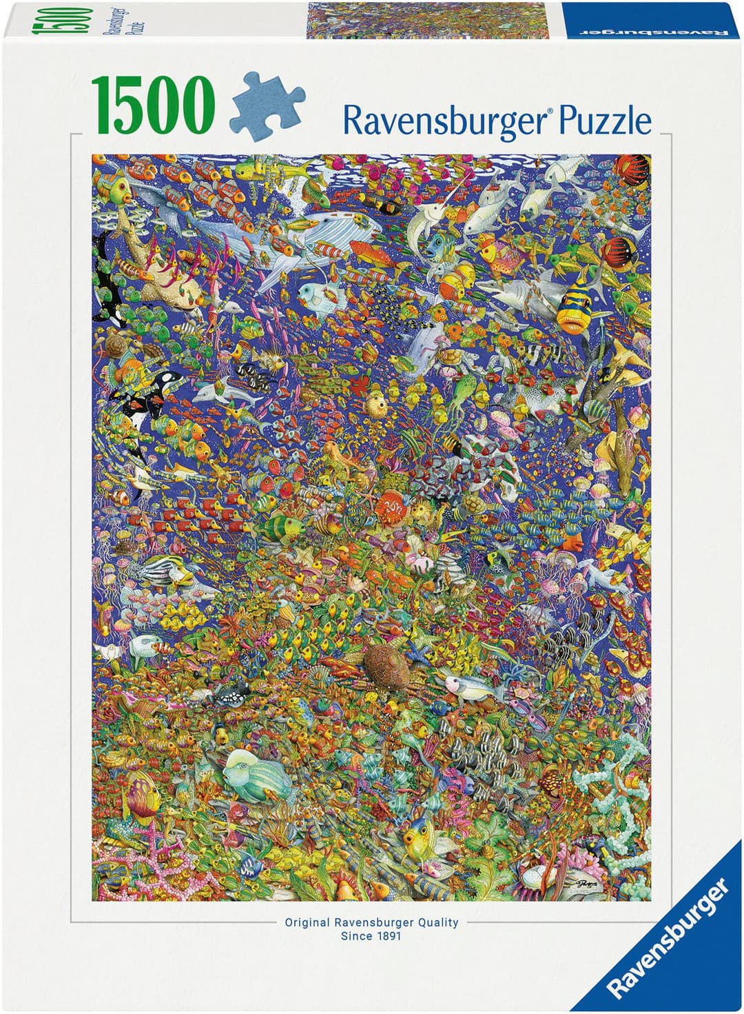 Ravensburger Puzzle Viele bunte Fische | Mehrfarbig