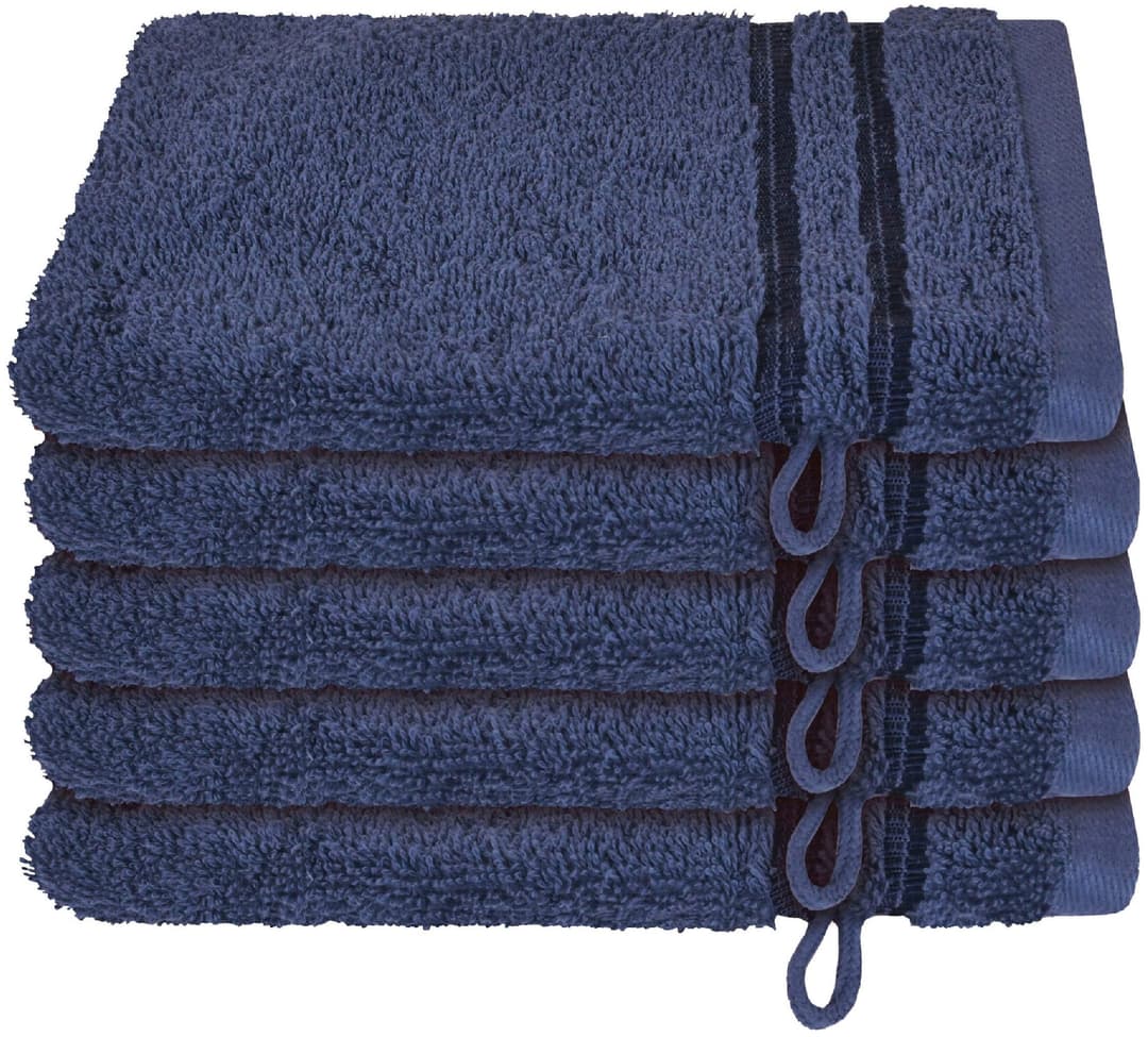 Schiesser Waschhandschuh Milano | Blau
