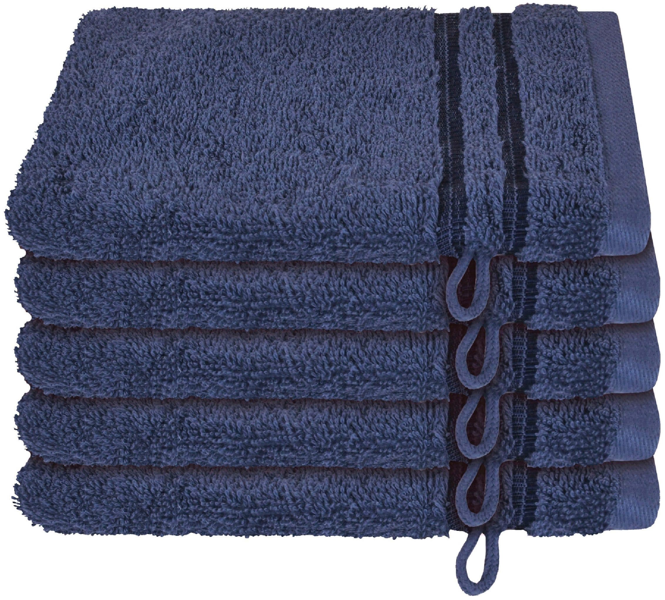 Schiesser Waschhandschuh Milano | Blau