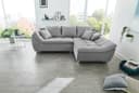 Jockenhöfer Gruppe Ecksofa Genua | Grau