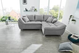 Jockenhöfer Gruppe Ecksofa Genua | Grau