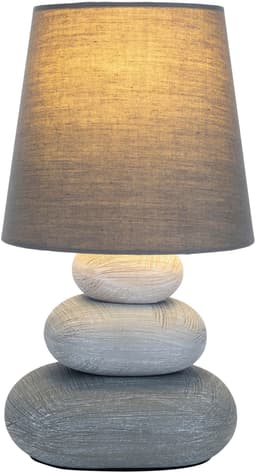 näve LED Tischleuchte Stoney | Grau