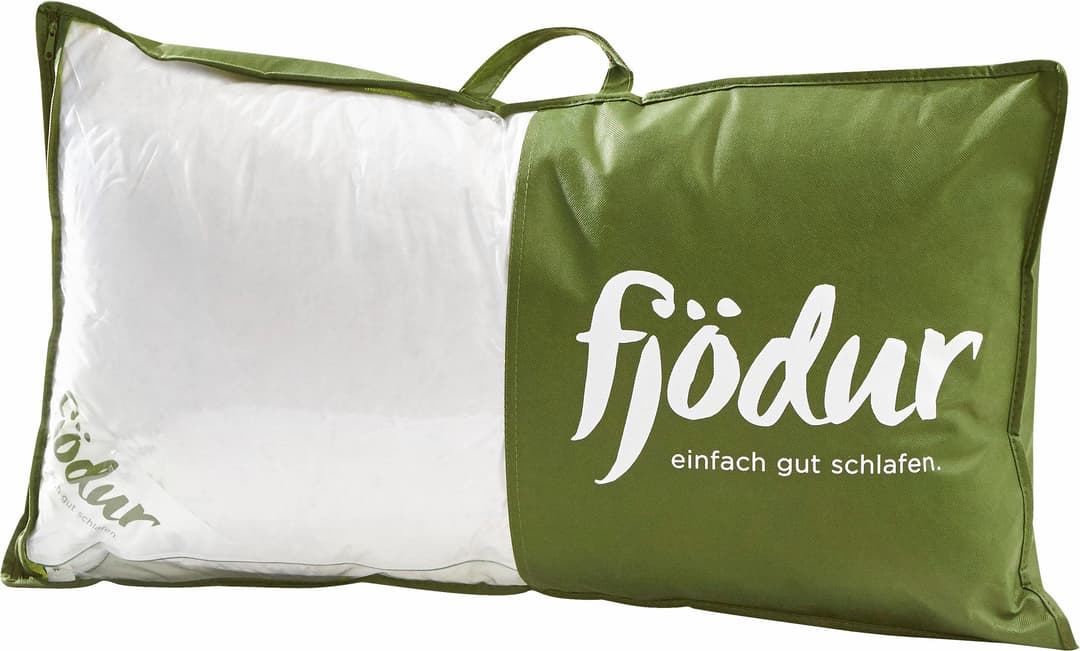 fjödur 3-Kammer-Kopfkissen Fee | Weiß