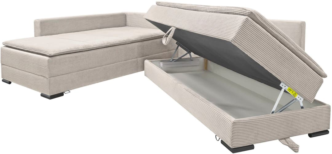 Home affaire Ecksofa Night & Day L-Form | Beige