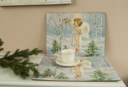 OTTO home Platzset Winterengel | Mehrfarbig