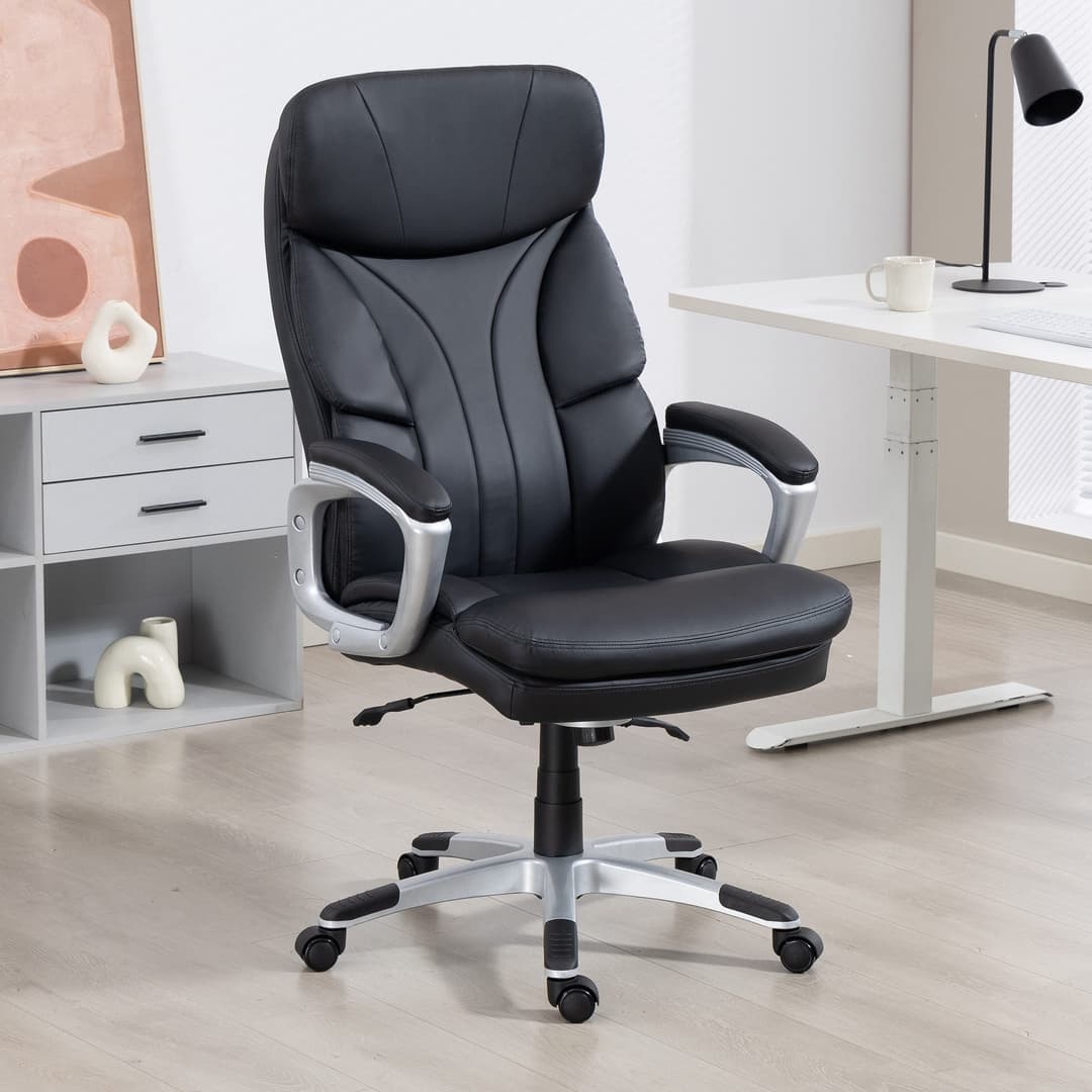 Duo Collection Chefsessel Theodor XXL | Schwarz