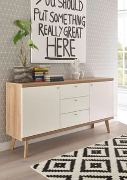 Home affaire Sideboard Merle | Weiß