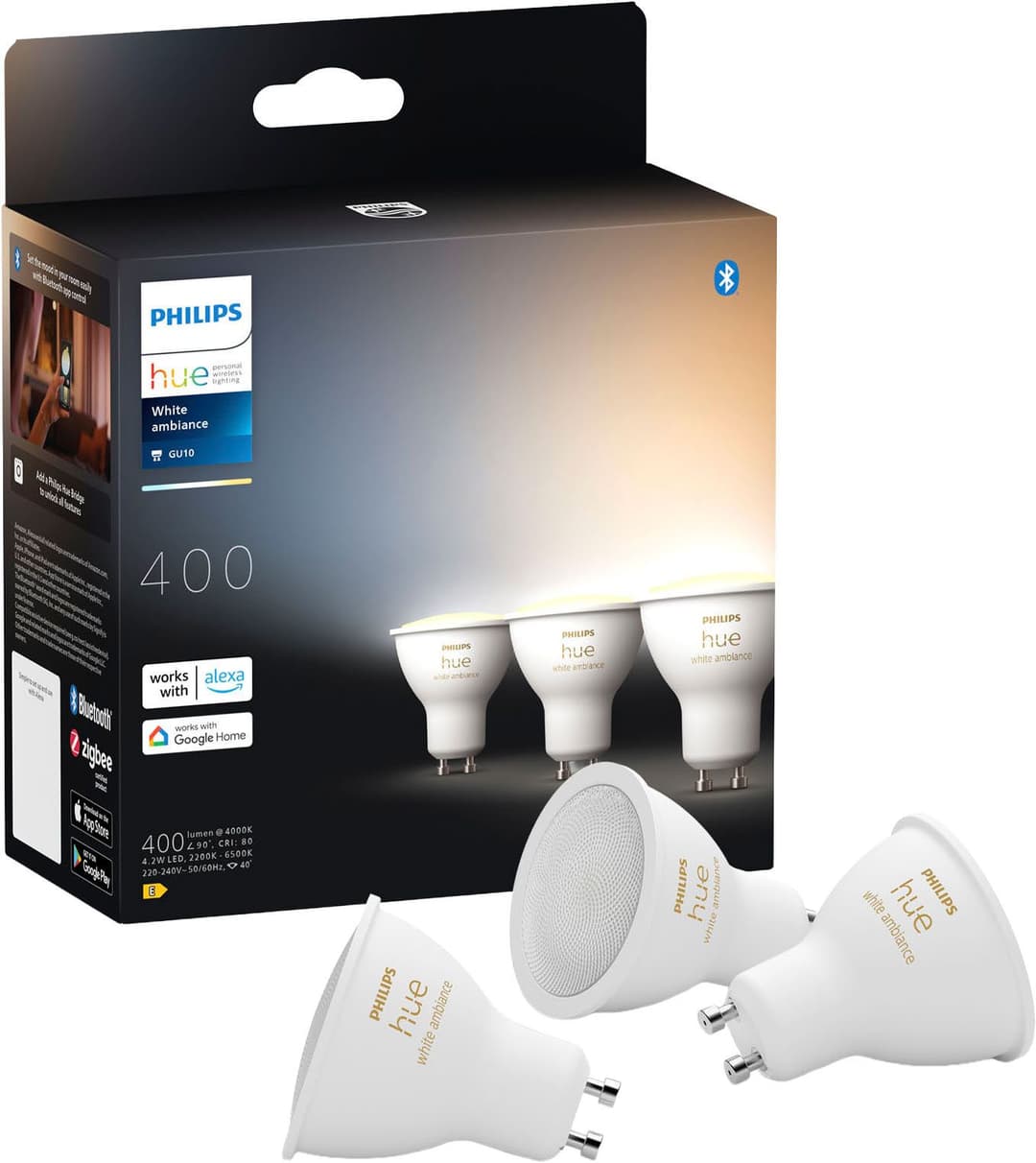 Philips Hue LED-Leuchtmittel White Ambiance | Weiß