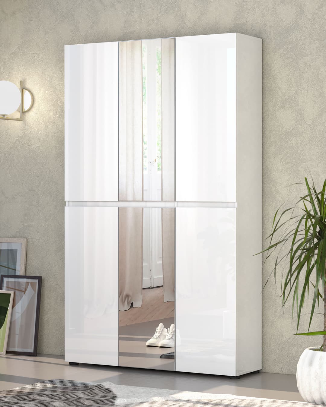 Home affaire Schuhschrank Mister | Weiß