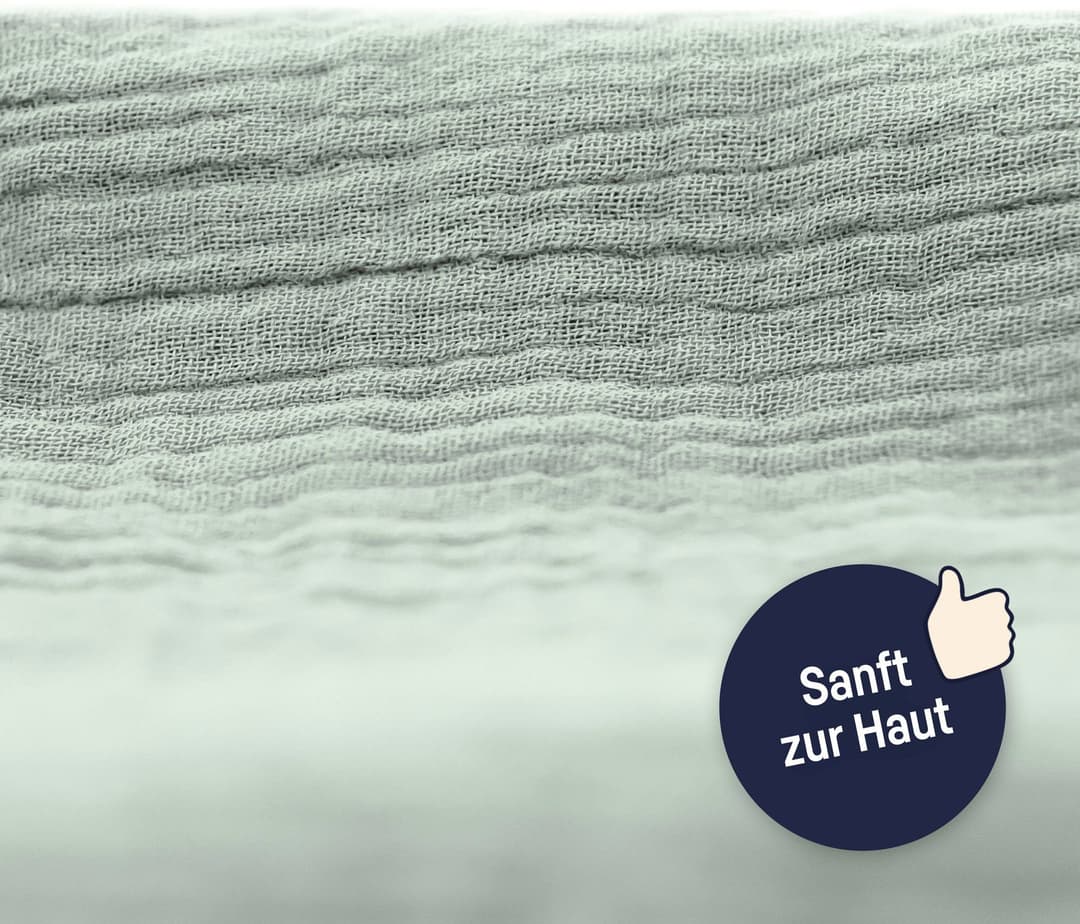 Julius Zöllner Nestchenschlange Musselin | Grün