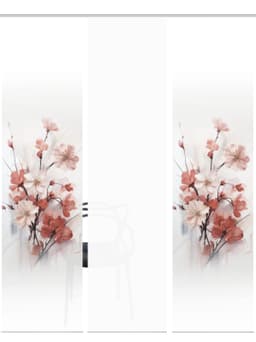 HOME WOHNIDEEN Schiebegardine LOTUS | Rosa