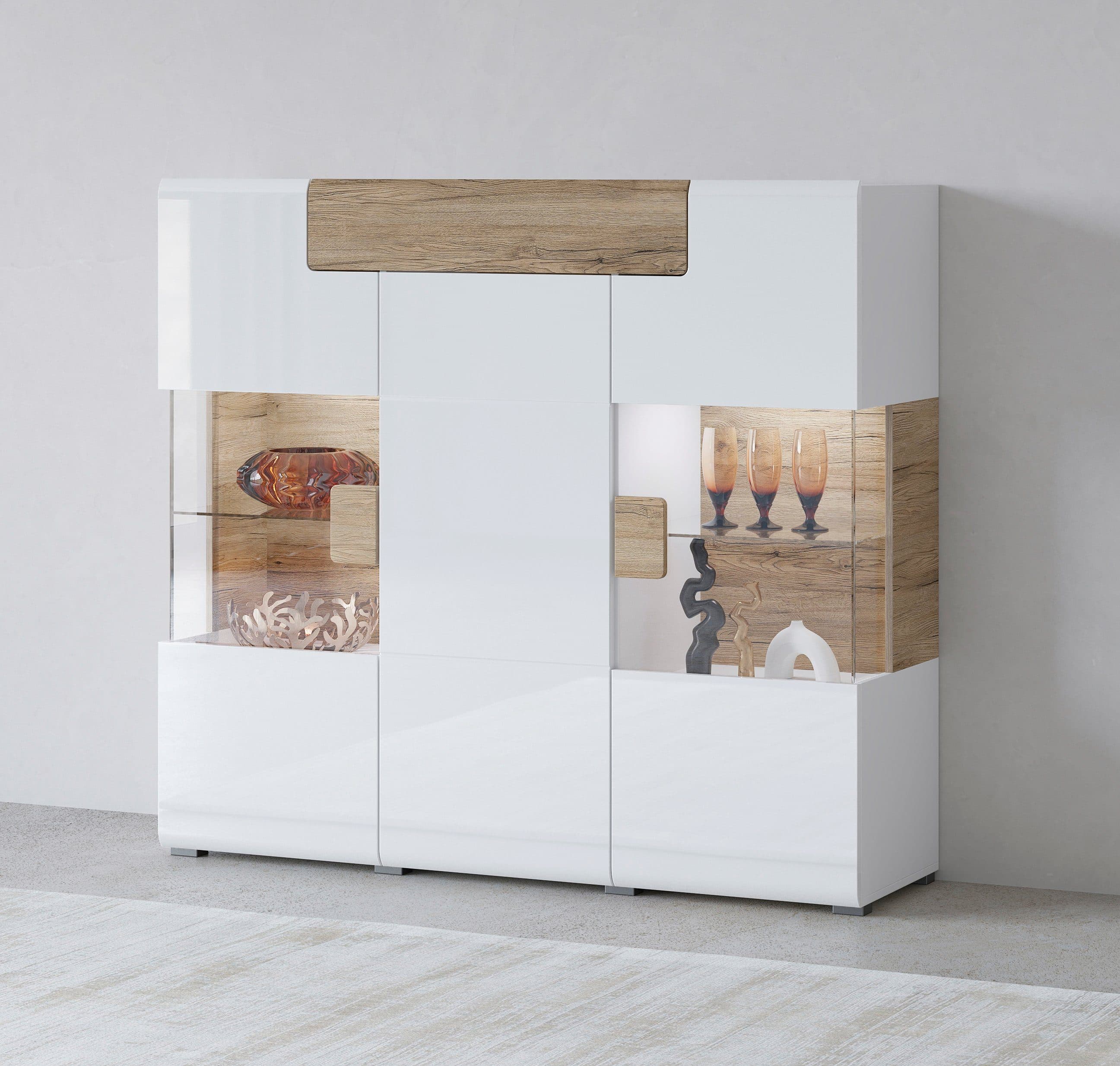 OTTO home Highboard Toledo | Weiß