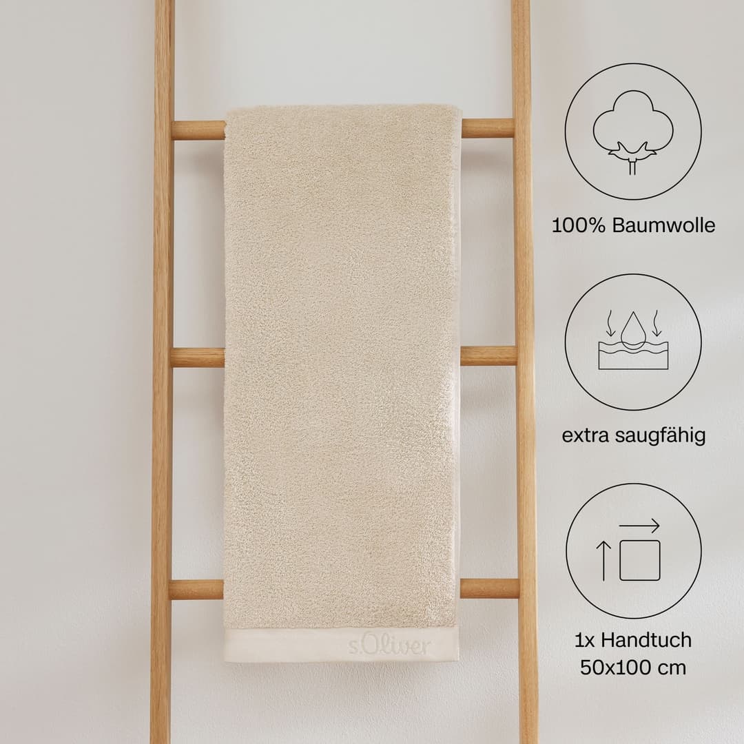 s.Oliver Handtuch | Beige