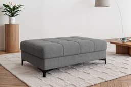 OTTO home Polsterhocker LEEVKE | Grau