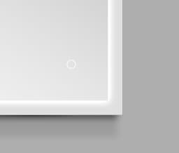 welltime LED-Lichtspiegel Harmony | Silber