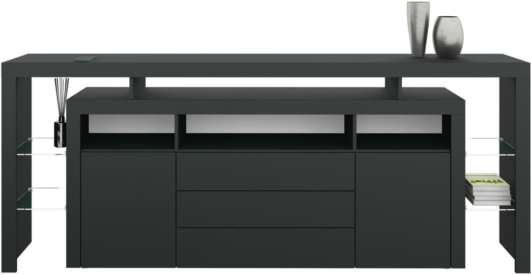 borchardt Möbel Sideboard Rosario | Schwarz