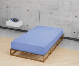 Biberna Spannbettlaken Biber | Blau