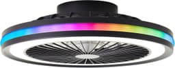 Brilliant LED Deckenleuchte Palmero | Schwarz