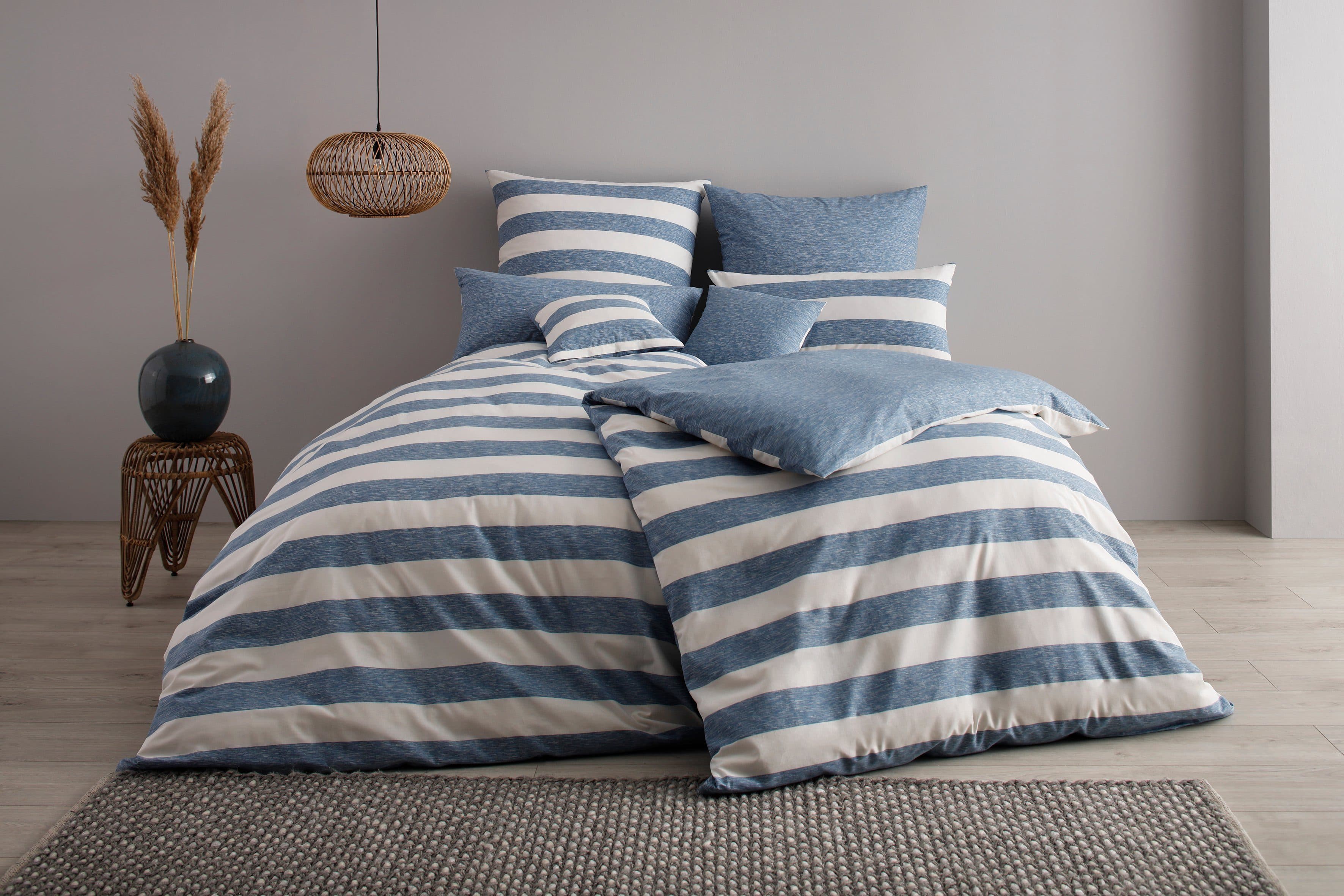 OTTO home Kissenhülle Big Stripe | Blau