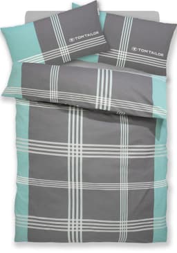 TOM TAILOR HOME Ole Bettwäsche-Set | Grau