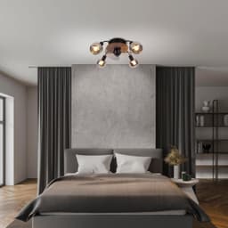 näve Fumoso Deckenventilator | Schwarz