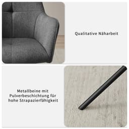 OTTO home Drehstuhl Haily | Grau