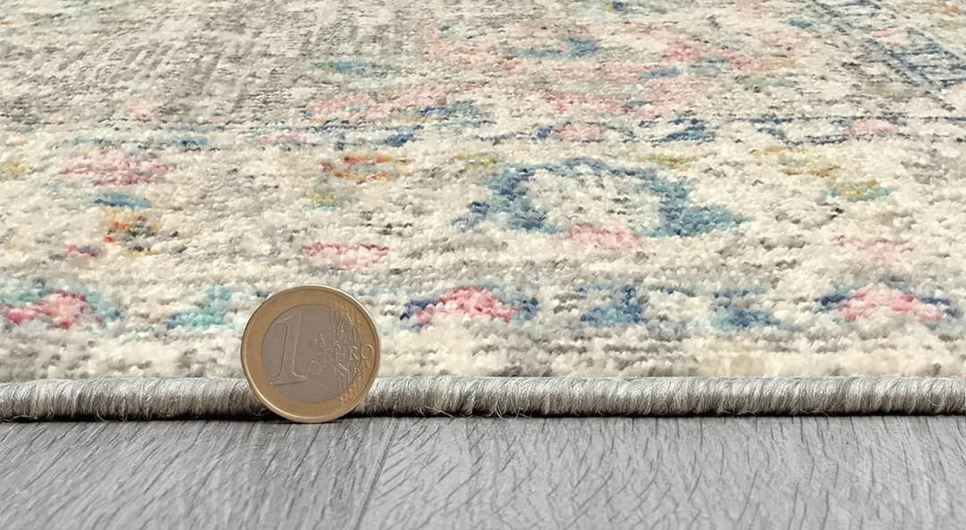 the carpet Teppich Palma | Grau