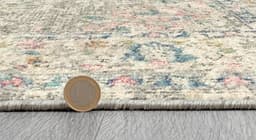 the carpet Teppich Palma | Grau