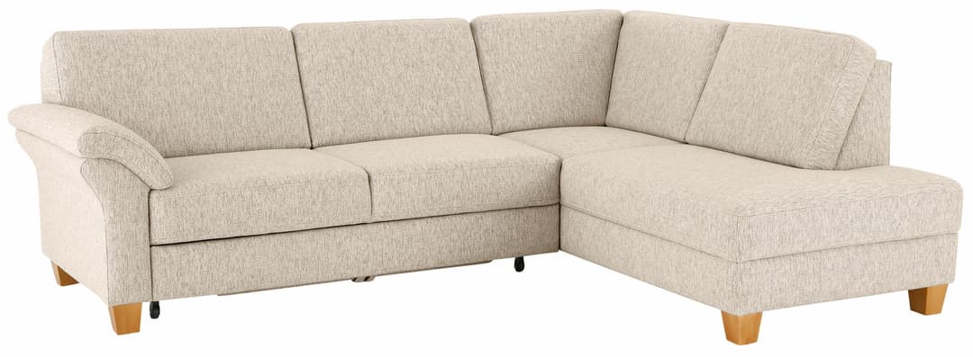 Home affaire Ecksofa Borkum L-Form | Beige