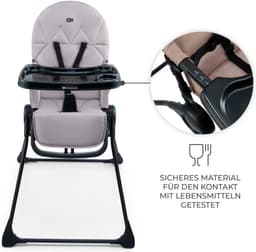 Kinderkraft BINCI Hochstuhl | Grau