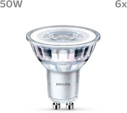 Philips LED-Leuchtmittel Classic 50W GU10 6 St.