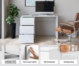 Home affaire Schreibtisch Vera | Beige
