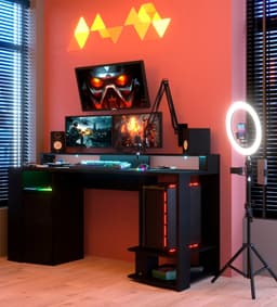 Parisot Kinderschreibtisch Gaming | Schwarz