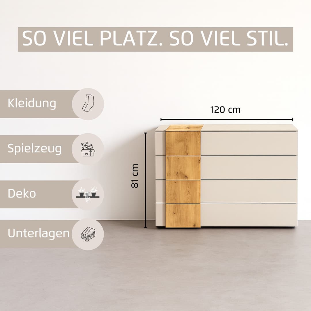 rauch KONA Schubkastenkommode | Beige