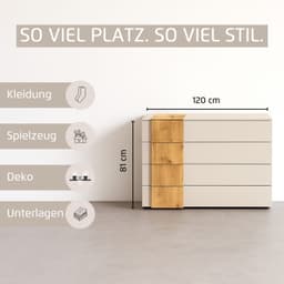 rauch KONA Schubkastenkommode | Beige