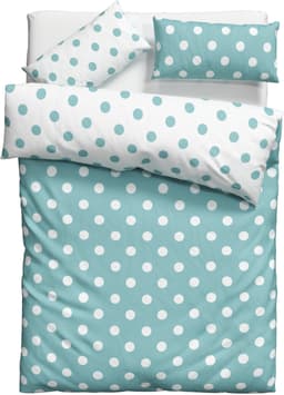 OTTO home Wendebettwäsche Dots | Blau