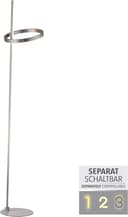 JUST LIGHT LED Stehlampe RITUS | Silber 2