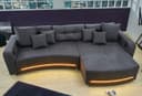 Jockenhöfer Gruppe Ecksofa Laredo | Grau