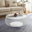 SalesFever Couchtisch Coffeetable | Weiß