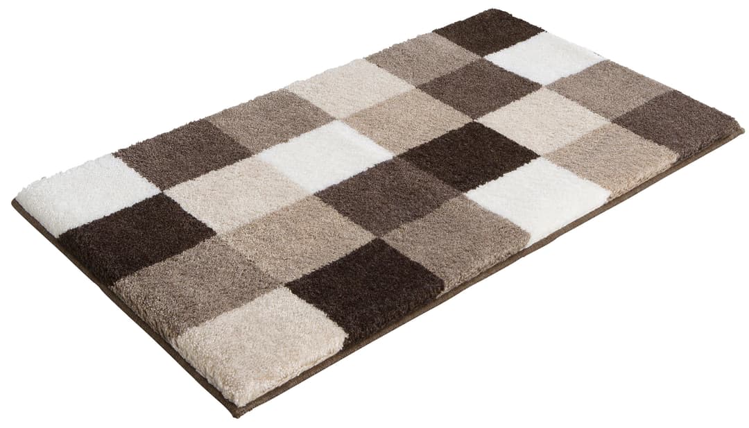 Grund Badematte Mosaik | Braun