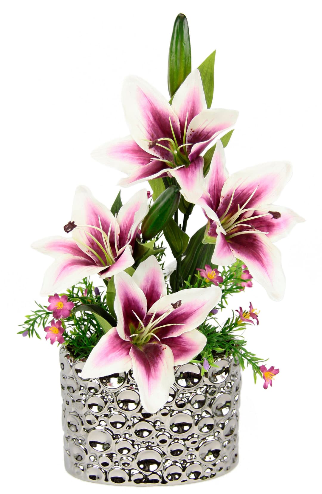 Kunstpflanze Lilien | Mehrfarbig