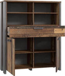 FORTE Highboard Clif | Holztöne
