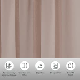 OTTO home Gardine XANA | Braun