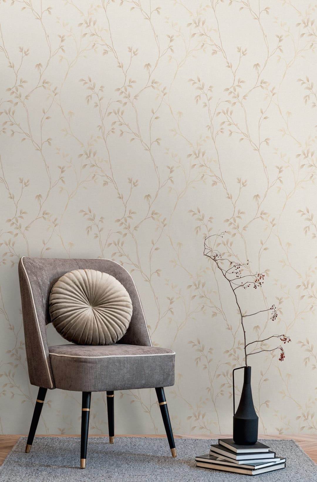 A.S. Création Pure Elegance Vliestapete | Beige